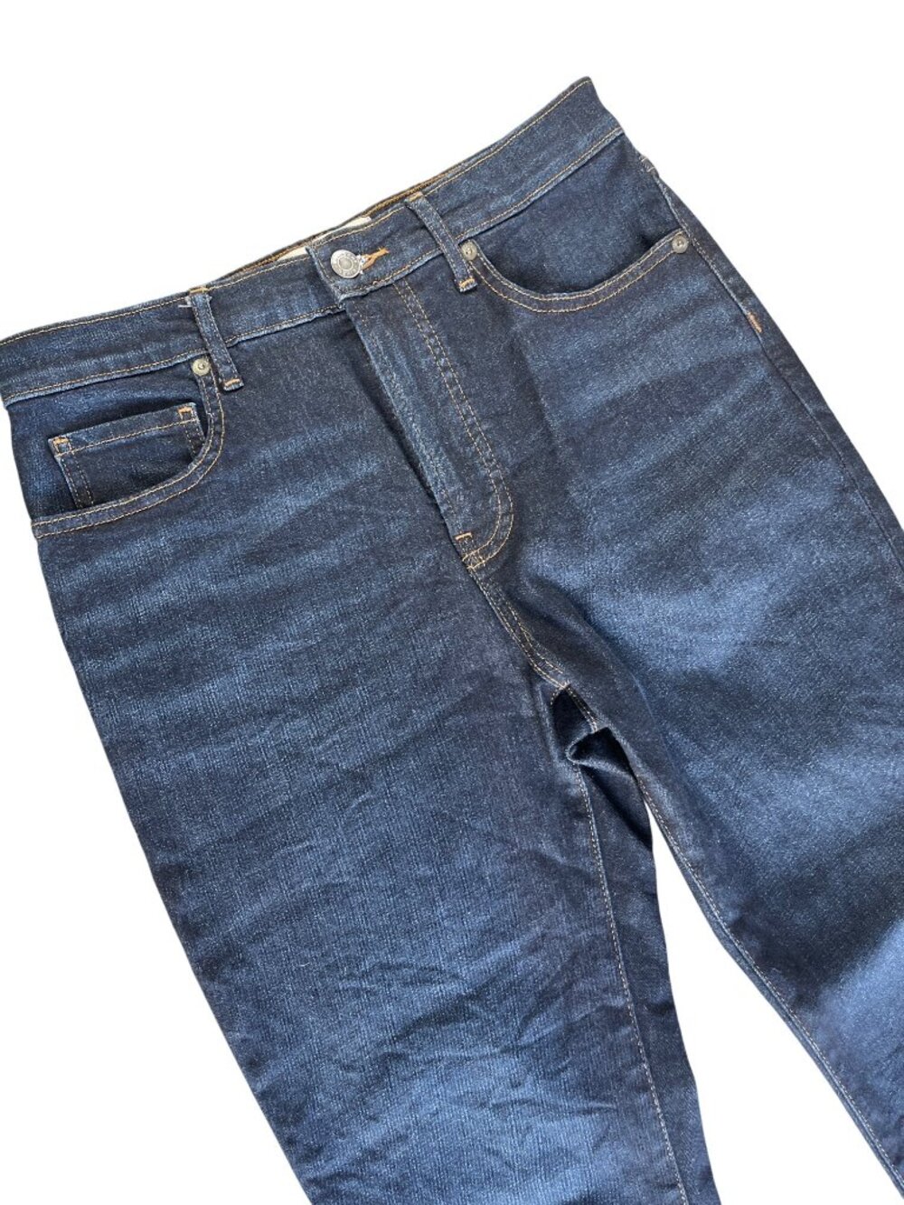 Everlane High Rise Skinny Jeans Womens Size 29 Ankle Dark Wash Blue Denim